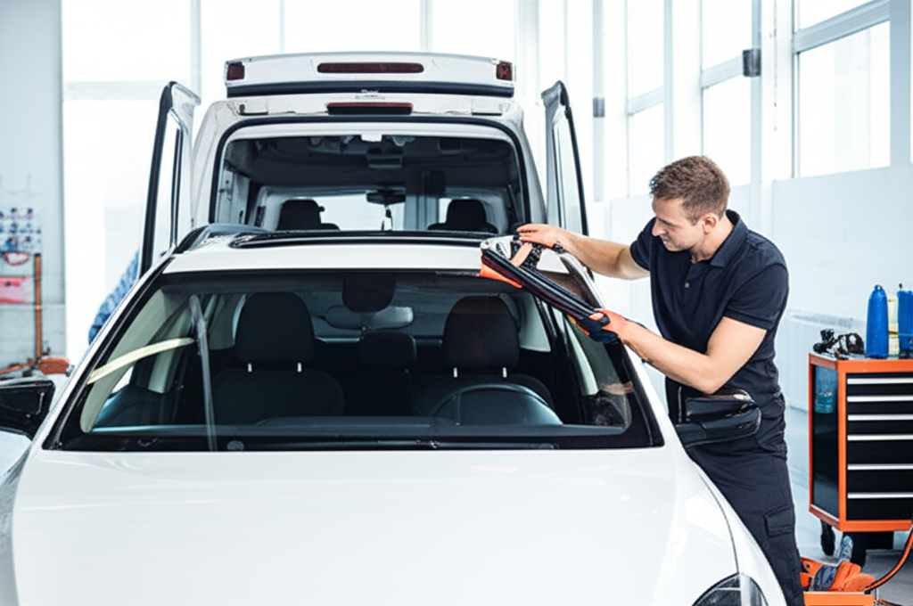 Auto glass service